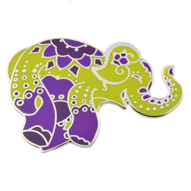 Handmade Cheap Personalized Custom Metal Enamel Lapel Animal Pin Badge