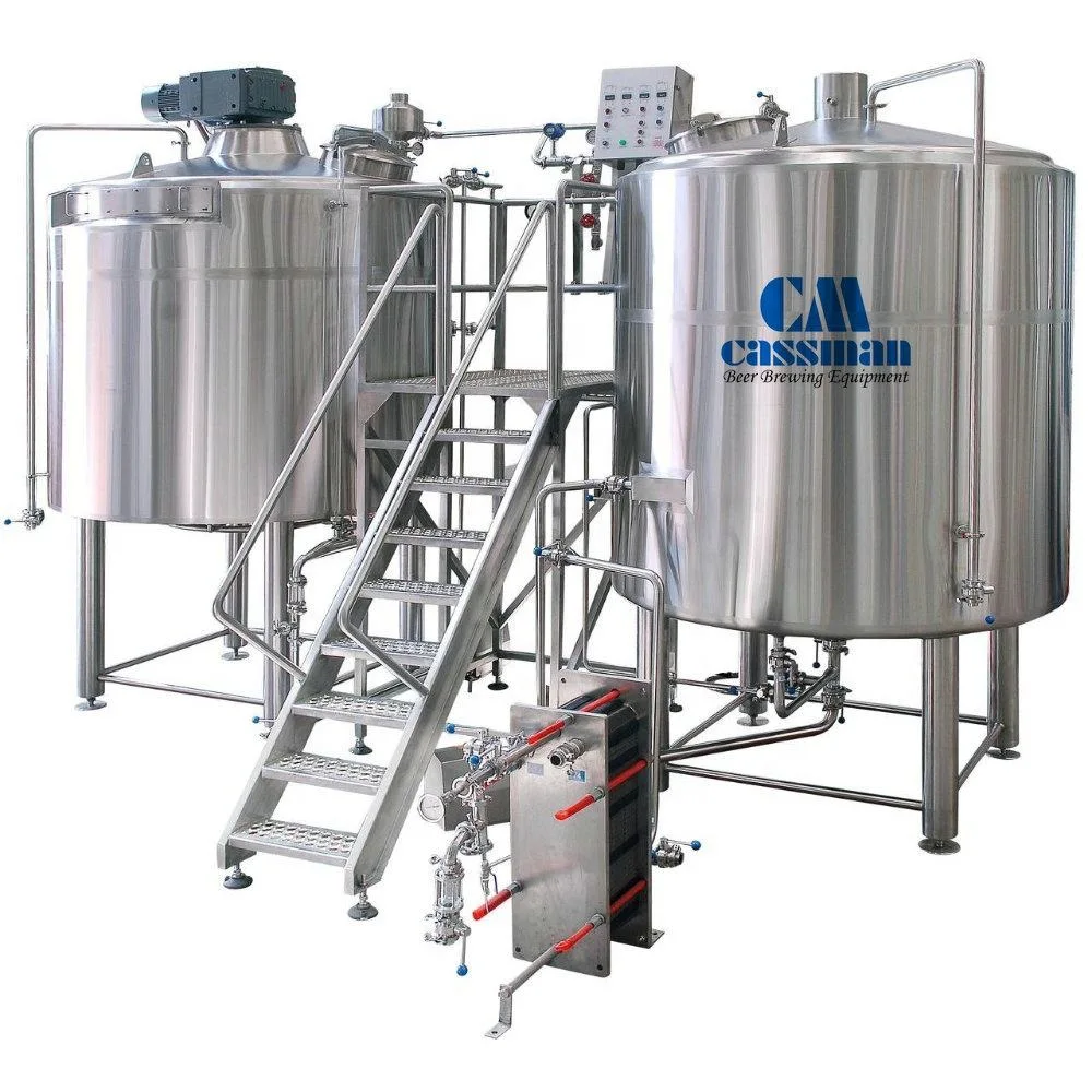 Large Brewery Beer Brewery Equipment for Commercial Places Large Brewery Whole Set 15bbl 20bbl 30bbl