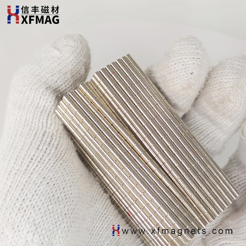 Customized Rare Earth Permanent Magnetic Material Disc N38eh NdFeB Neodymium D6*12 Magnet