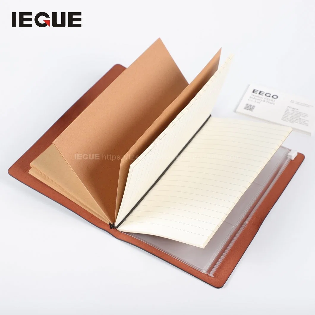 New Notebook PU Leather Cover Travel Organiser Planner Refillable Leather Journal Planner Gift with Elastic Band