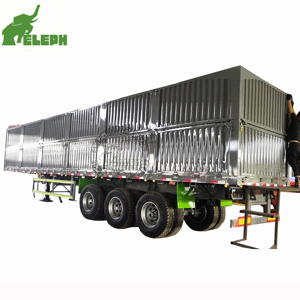 Factory Directly Supply 40FT Tri-Axle Box Cargo Truck Semi Box Trailer