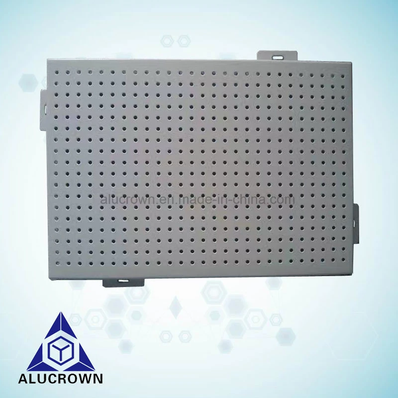 Stone Grain Perforated Hole Aluminum Sheet Metal Used for Outdoor Wall Cladding