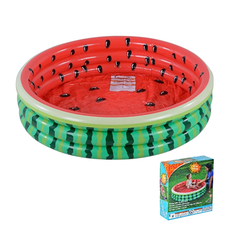 P&amp;D Piscine Gonflable Watermelon PVC Infante natation ballon de piscine Pit Kids Paddling Pool pour enfants dans la cour