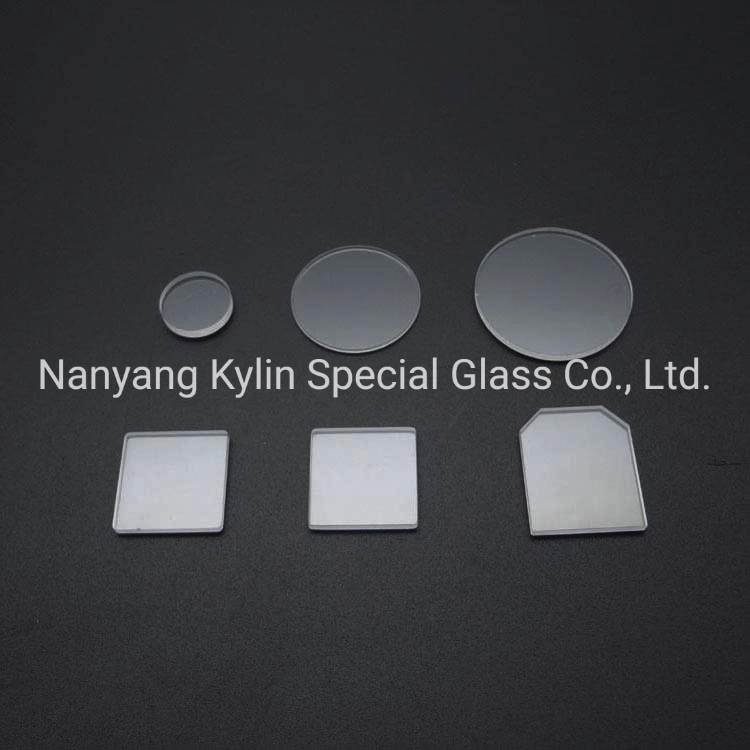 Material de vidrio óptico de alta transparente UV de sílice fundida la luz de placa de cristal de cuarzo.