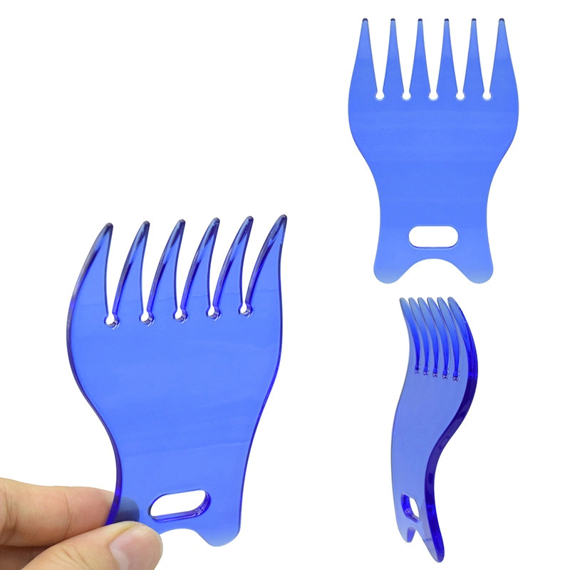 Flat Wide Tooth Hair Comb Dyeing Pigment Barber Hairstyling Brush