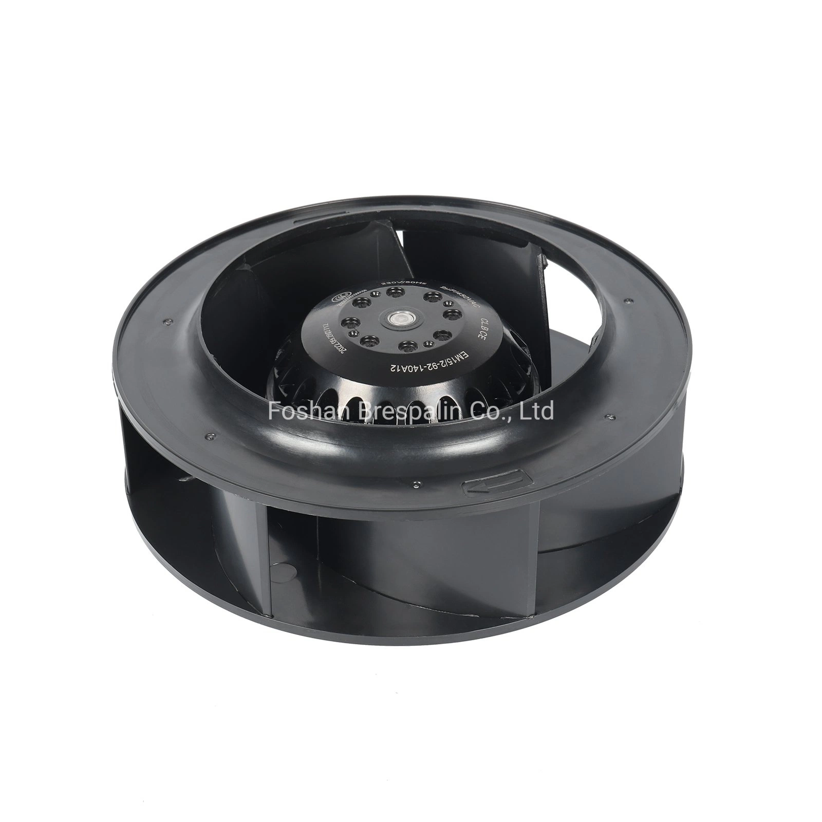 AC 133mm Small Backward Curved Centrifugal Fan Blower with Plastic Impellers CCC Approved