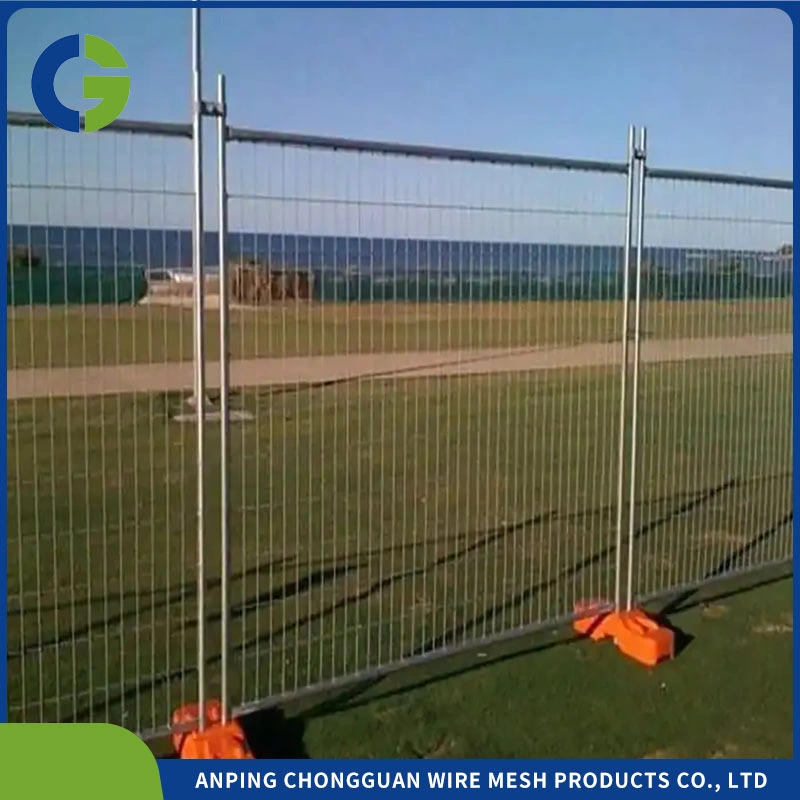 Hight Quality Galvanized & Powder Coated Temporary Fence Canada Construction Site Fencing Site Barrier