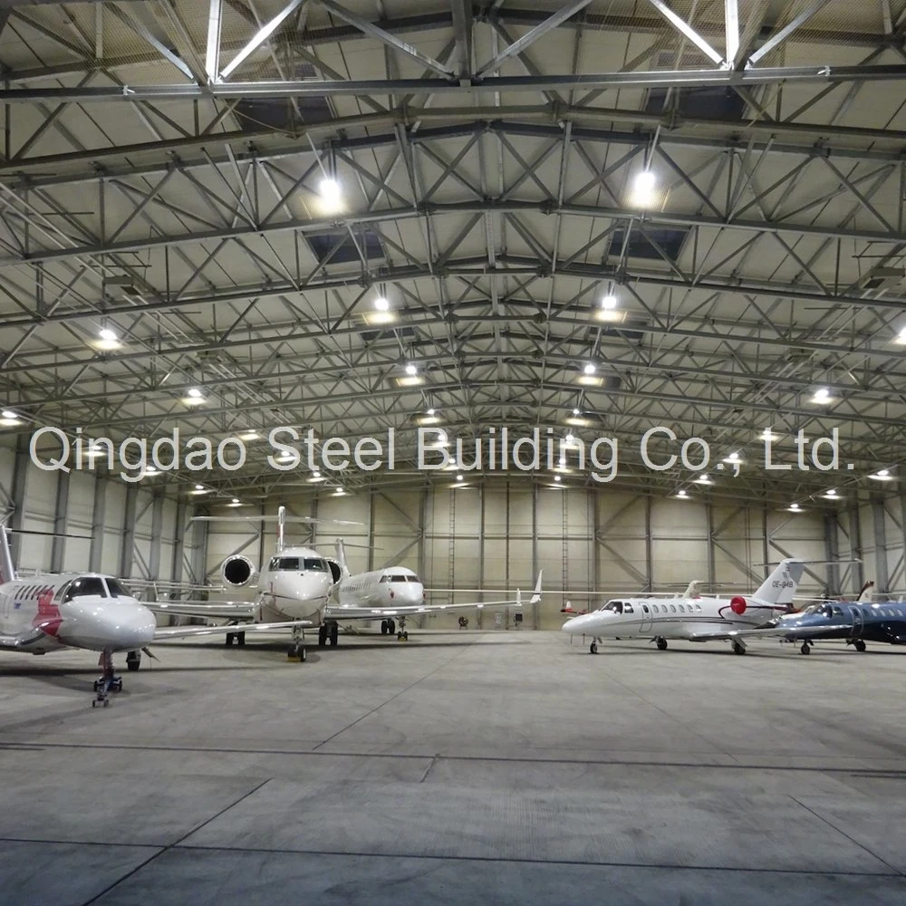 Prefabricated Steel Structure Aircraft Hangar Commercial Steel Warehouse Building Kits