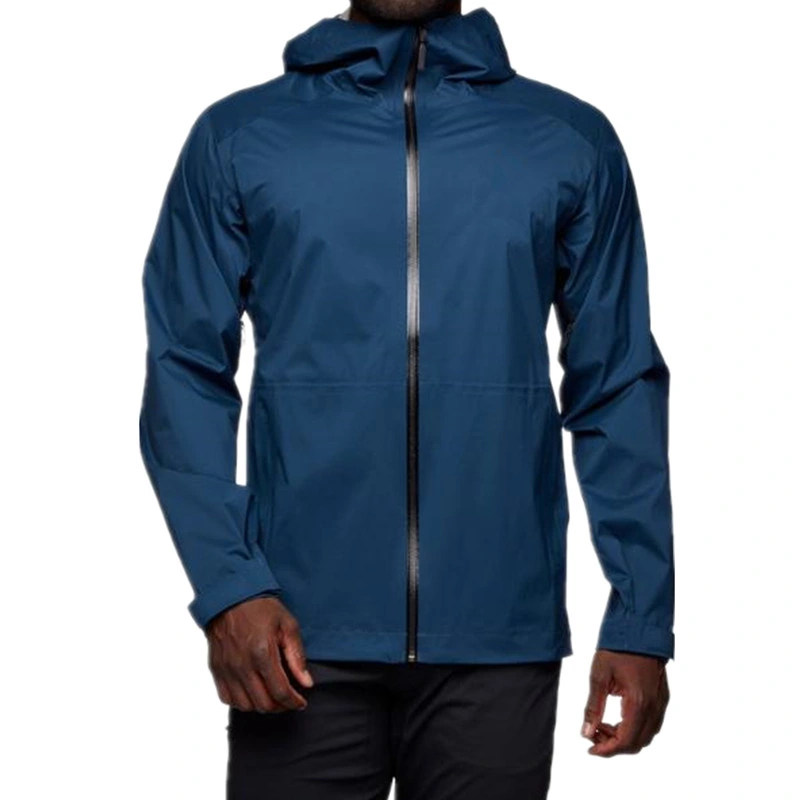 Diseño resistente al agua de calidad investigación chaqueta impermeable transpirable exterior senderismo a pie de desgaste de la lluvia Mountain Hardwear Mens chaqueta