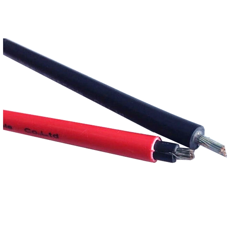 TUV 35mm2 1000V XLPE DC Cobre estañado para batería Solar Sistema de alimentación de paneles cable fotovoltaico PV H1z2z2-K Fabricante