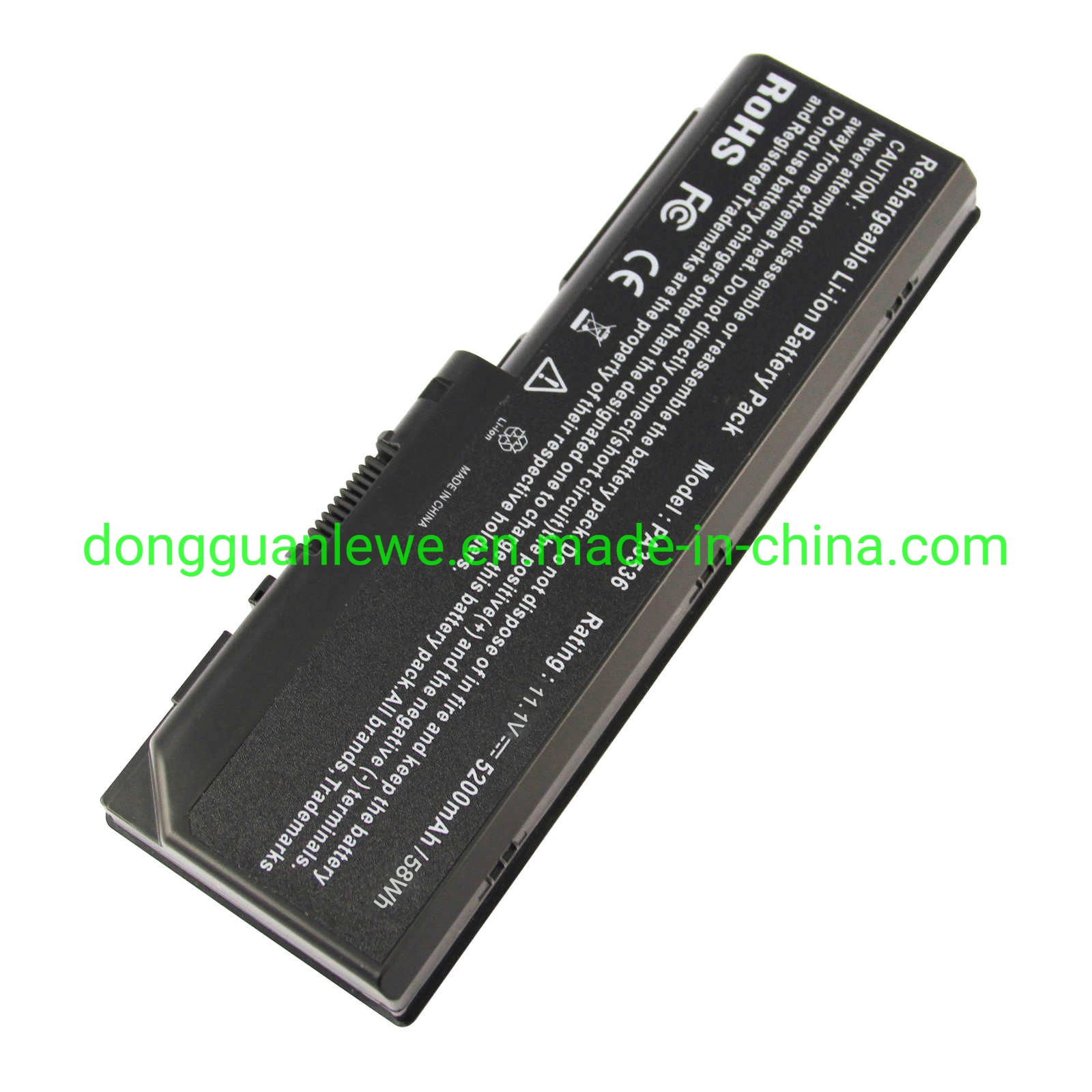 Laptop Battery for Toshiba PA3536 Equium P200 P200d P205D Satellite X200 X205 L350 11.1V 5200mAh Black