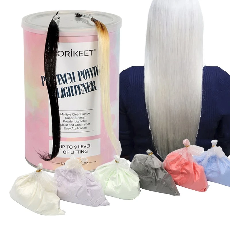 Brown Hair Color Bleach Powder Top Quality No Irritation Dust Free 500g Professional Hair Dye Bleaching Powder