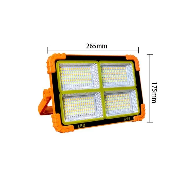 Cable de carga USB Camping jardín patio de luz solar portátil de la pesca de advertencia al tráfico IP65 Farol Solar