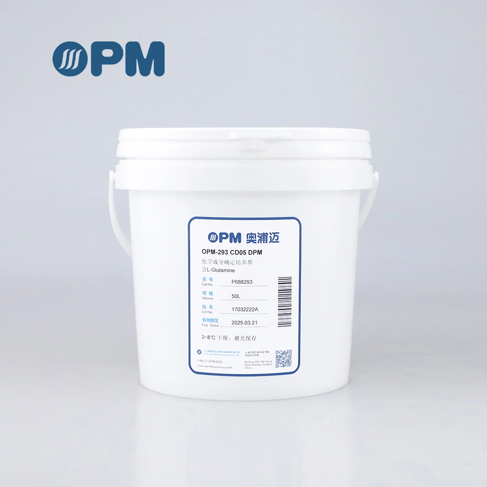 OPM-293 CD05 DPM cultivo celular medio polvo transfección transitoria y. Proteína farmacéutica