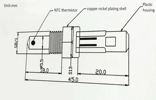 5K 10K 100K 3950 altamente sensibles de temperatura del Sensor termistor NTC Sensor Ntc para horno caldera