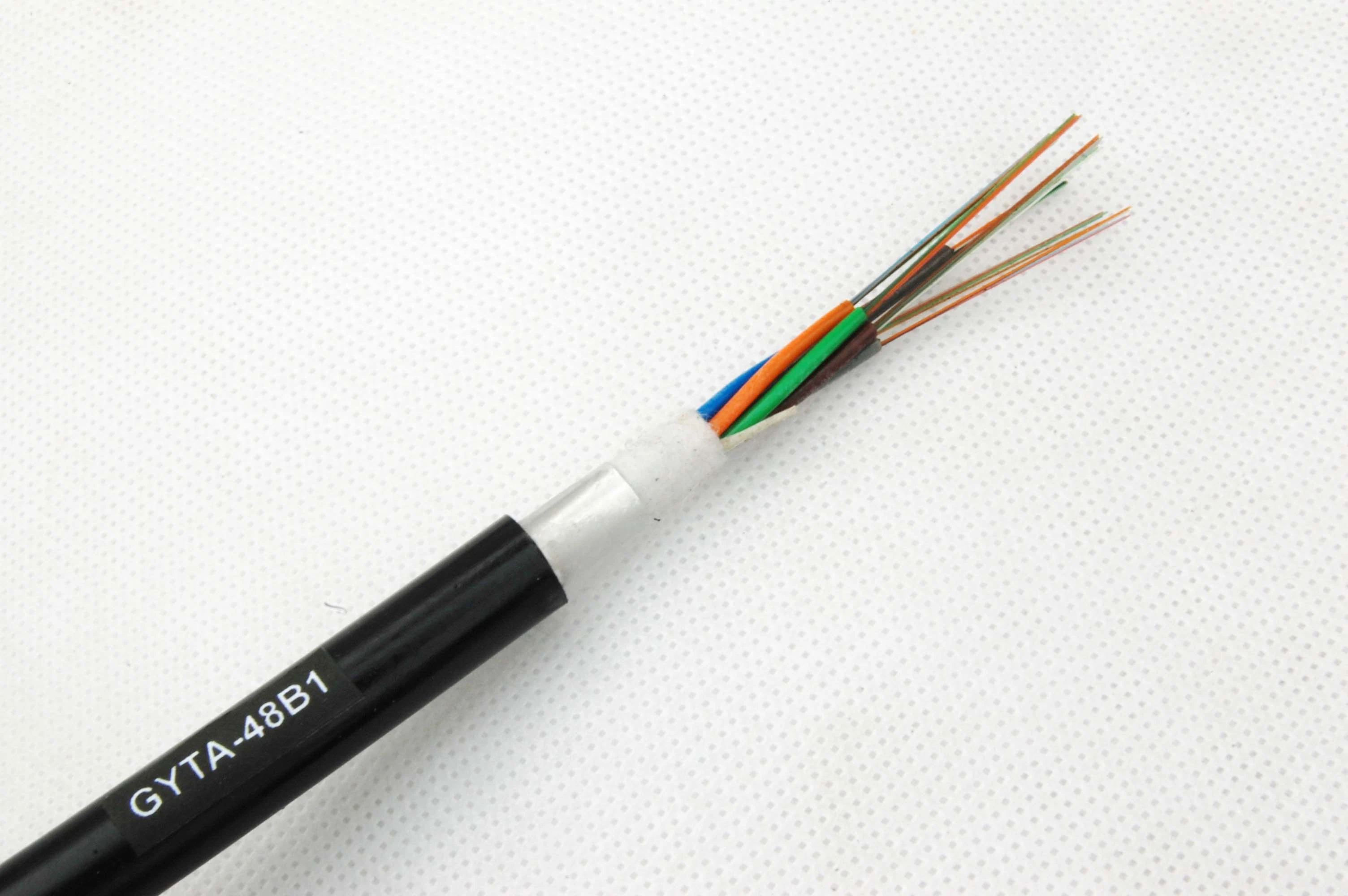 48 Core Fiber Single Mode for Armour Fiber Cable GYTA