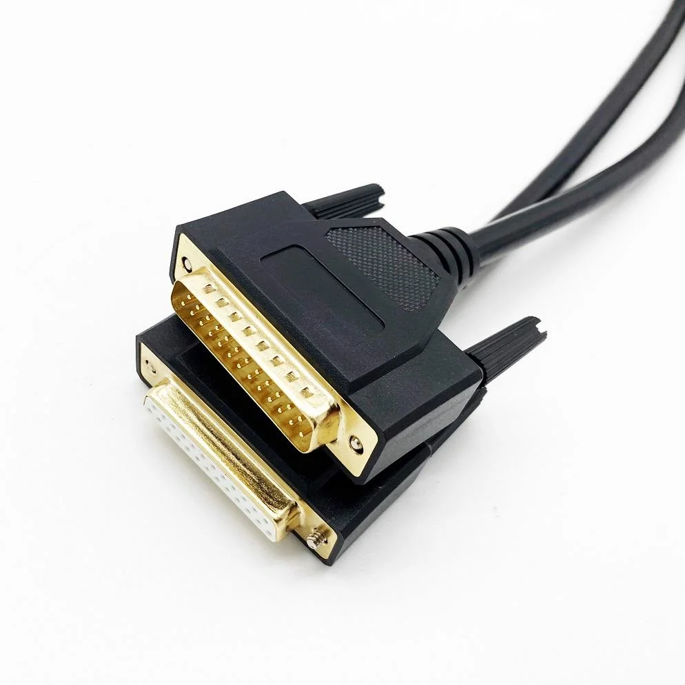 DB25 Male to Female Extension Cable for Serial Parallel Printer