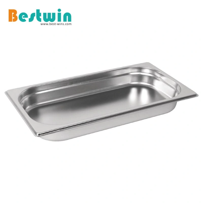 Stainless Steel Kitchenware Gn 1/3 Us Standard Hotel Pan