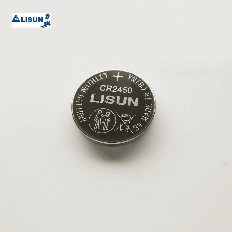 Button Batteries 3.0V Cr2450 600mAh Non Rechargeable Battery for Electronic Shelf Label