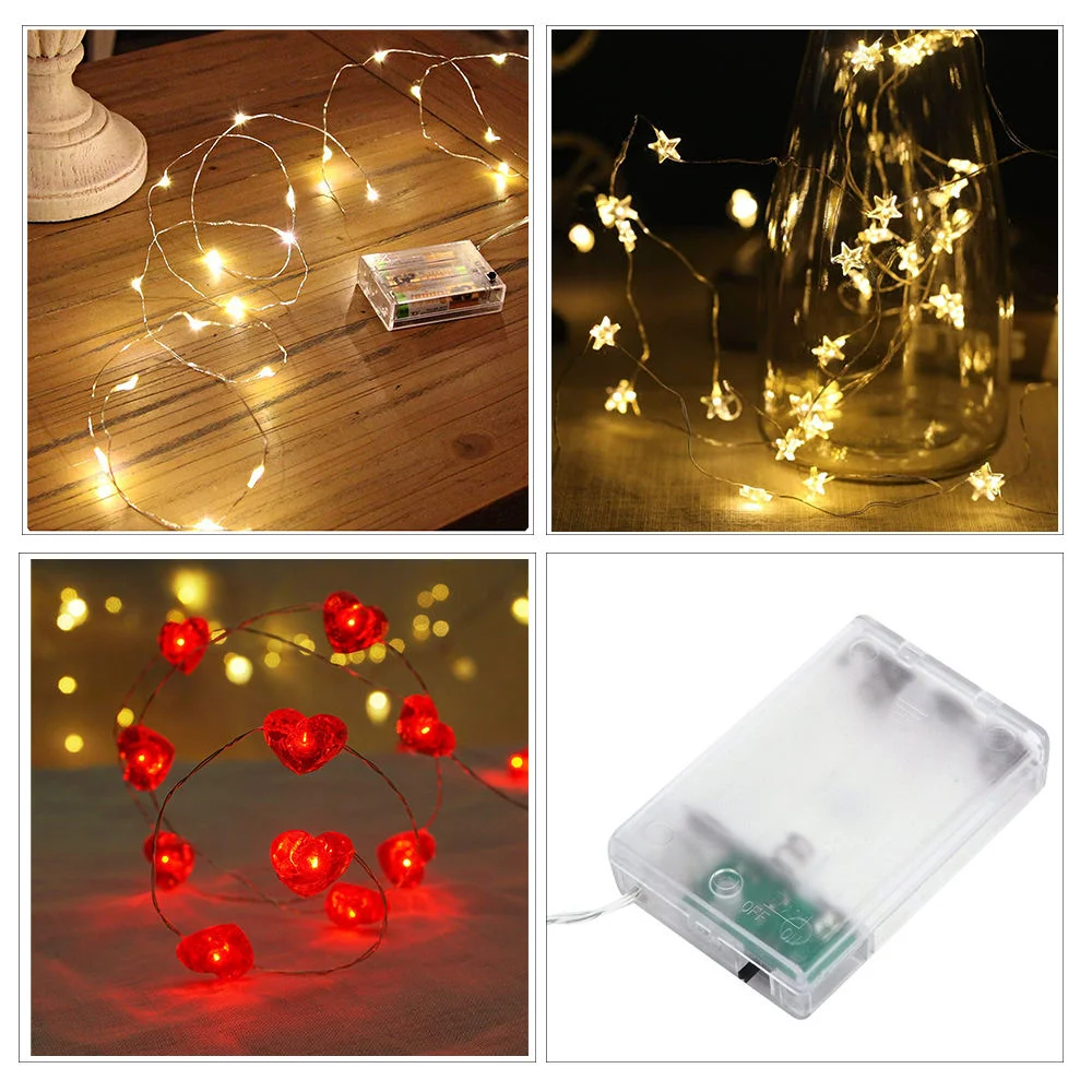 Weihnachtsbaum LED Festival Dekoration hübsch 2m 20LED Fee Stern String Light