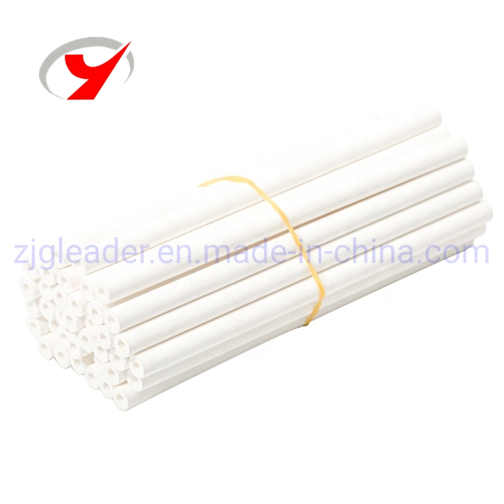 Zjgleader High Purity Magnesium Oxide Tube MGO Rod Tube for Electric Ceramic Use