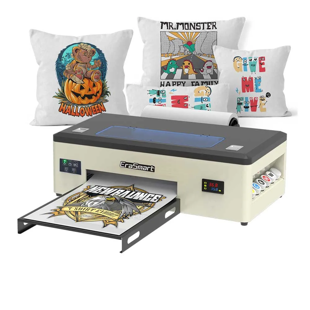 Erasmart White Toner Direct to Film Printer Desktop Automatic Printing Machine Heat Transfer A3 Pet Film Dtf Printer