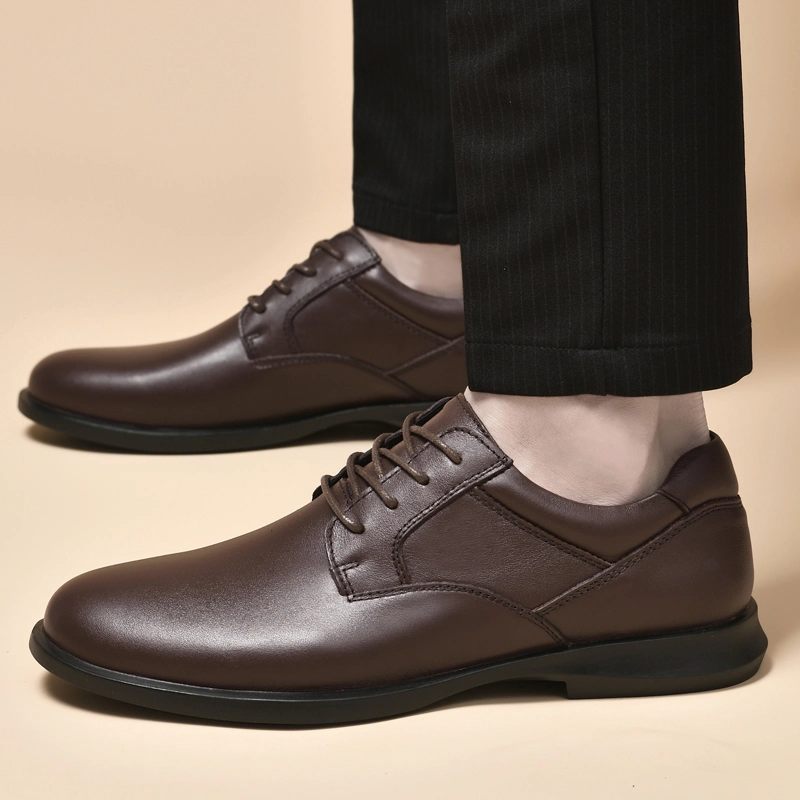 Zonxansize 37 a 48 hombres británicos traje de negocios de zapatos de cuero clásico de la moda de la boda única reunión Los zapatos de cuero