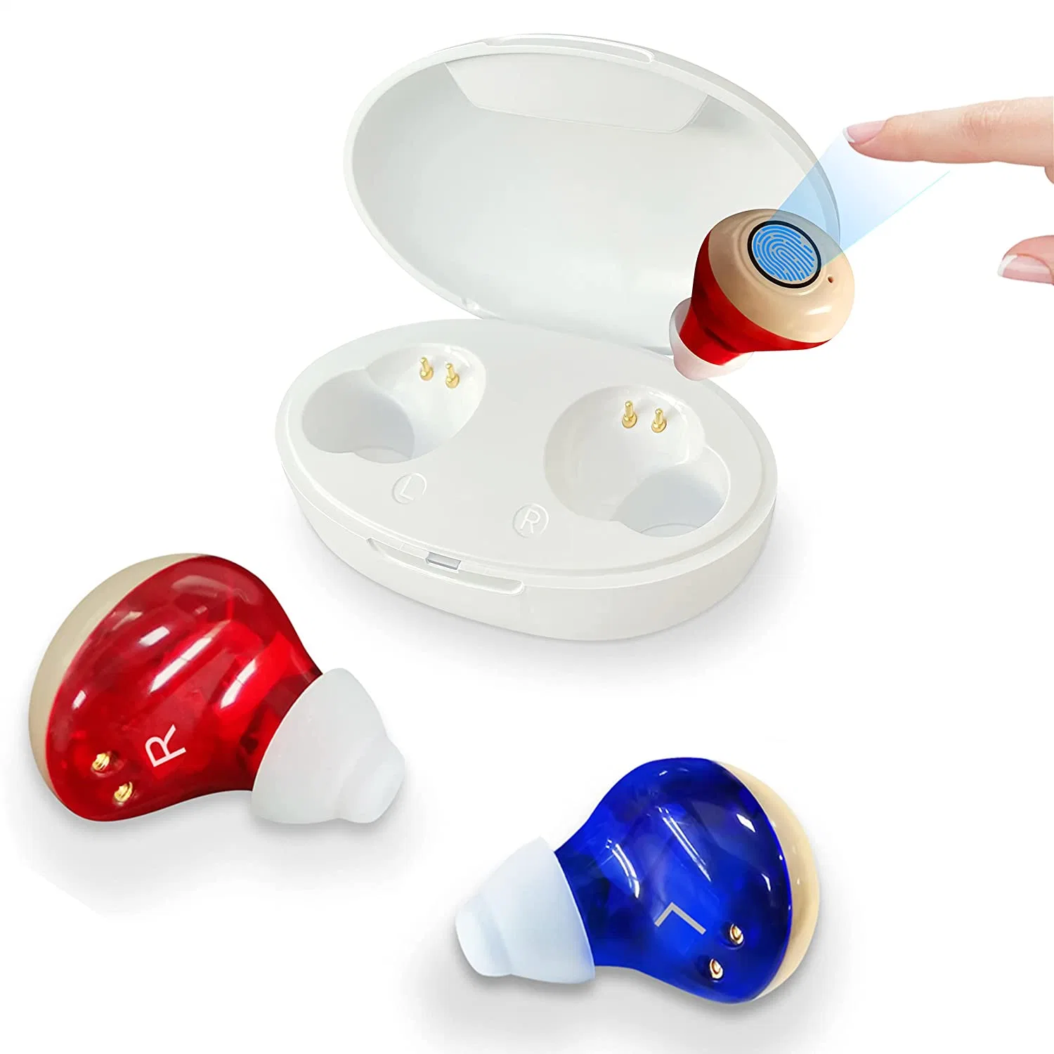 Bluetooth Rechargeable Best Seller Resistant Powderful Battery Hearing Aid Parts