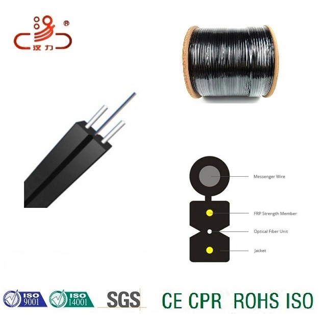 Indoor FTTH Drop Wire Fiber Optic