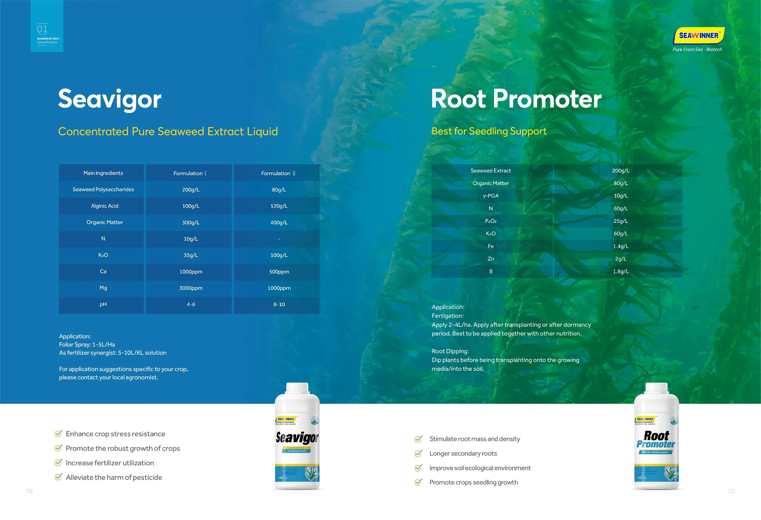 Seaweed Extract Organic Root Promoter