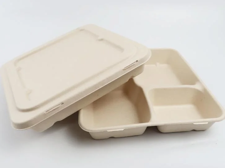 Petite assiette à aliments pour noix de canne à sucre en fibres de pâte à papier compostable, fête d'anniversaire fournitures assiettes en papier