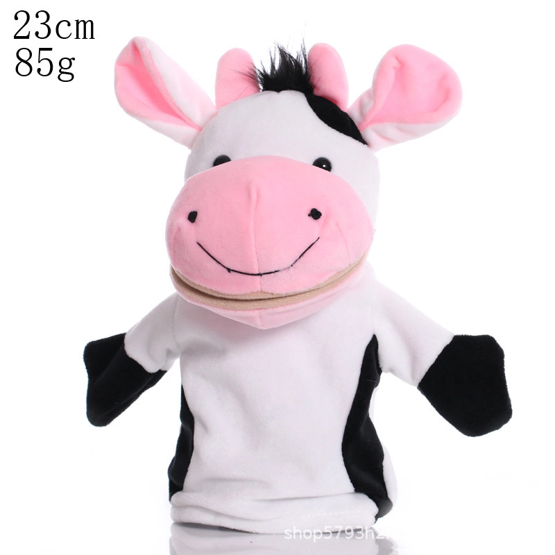 Wholesale/Supplier Stuffed Animal Plush Toy Hand Puppet Doll with Working Mouth for Kids Toy