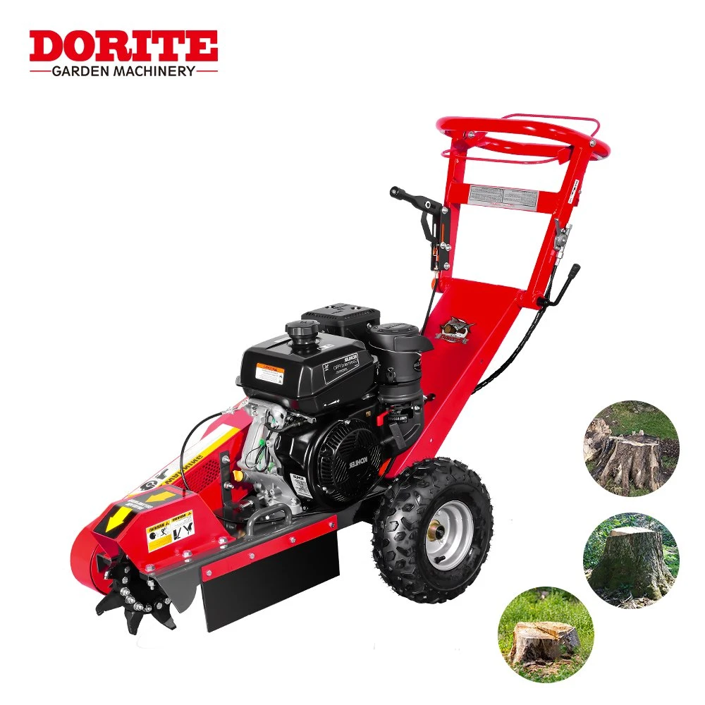 15HP Petrol Pull Start Tree Root Removing Machine High Efficiency Stump Grinder