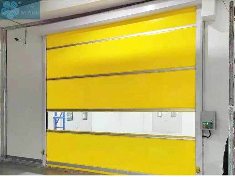 Industry Warehouse PVC Plastic Fabric Curtain Clean Room High quality/High cost performance  Electric Fast Acting PVC High Speed Roller Door