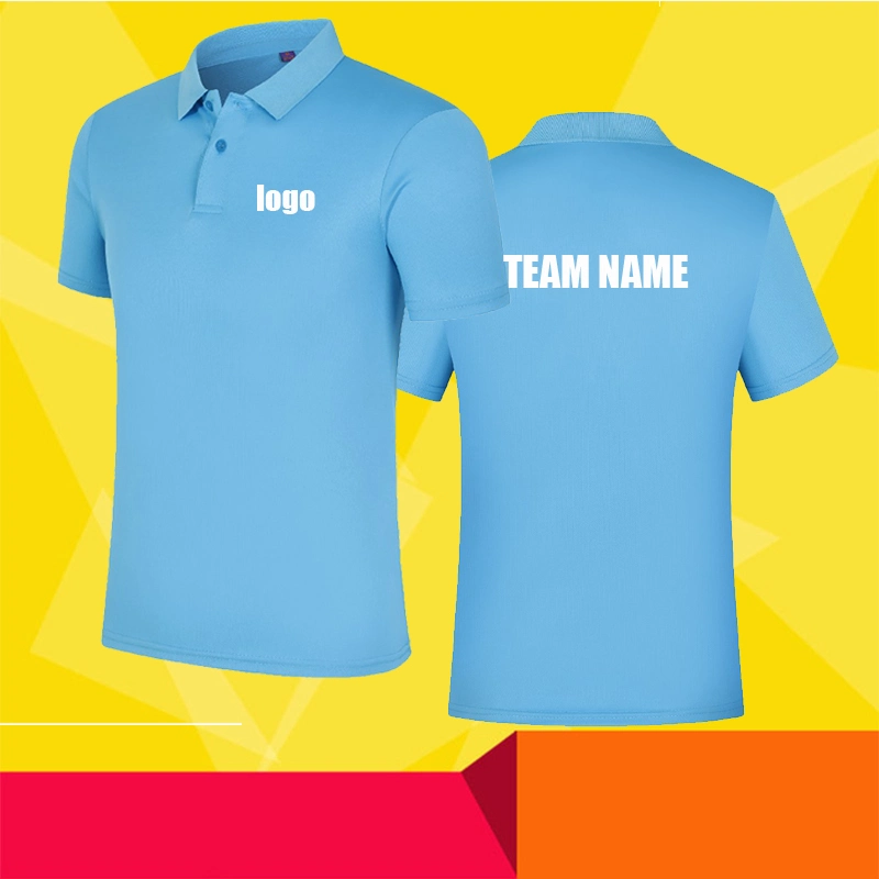 Commerce de gros logo personnalisé&amp;Polo Shirt couleur Custom Sports Polo Shirt de l'équipe Quick Dry Loisirs Golf Polo Chemises Unisexe