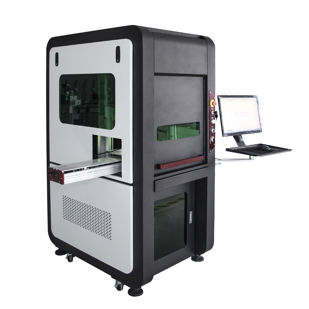 UV Laser Marking Machine for Glass Plastic Crystal Face Mask Logo Printing Medical