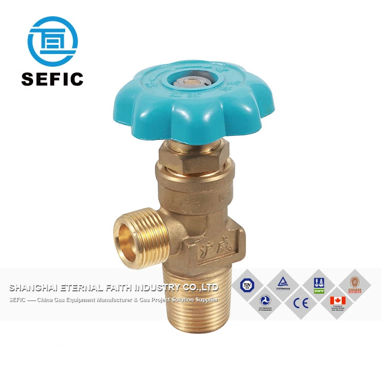 Cga/Qf Type Haute Pression Valve de Cylindre d'Oxygène/Azote/CO2/Acétylène