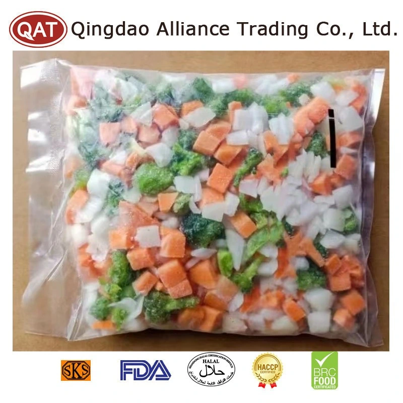 New Season Frozen Mixed Vegetables IQF Blend Crop Vegetables Various with IQF Potato/Carrots/Broccoli Rice/Cauliflower/Onion for Exporting