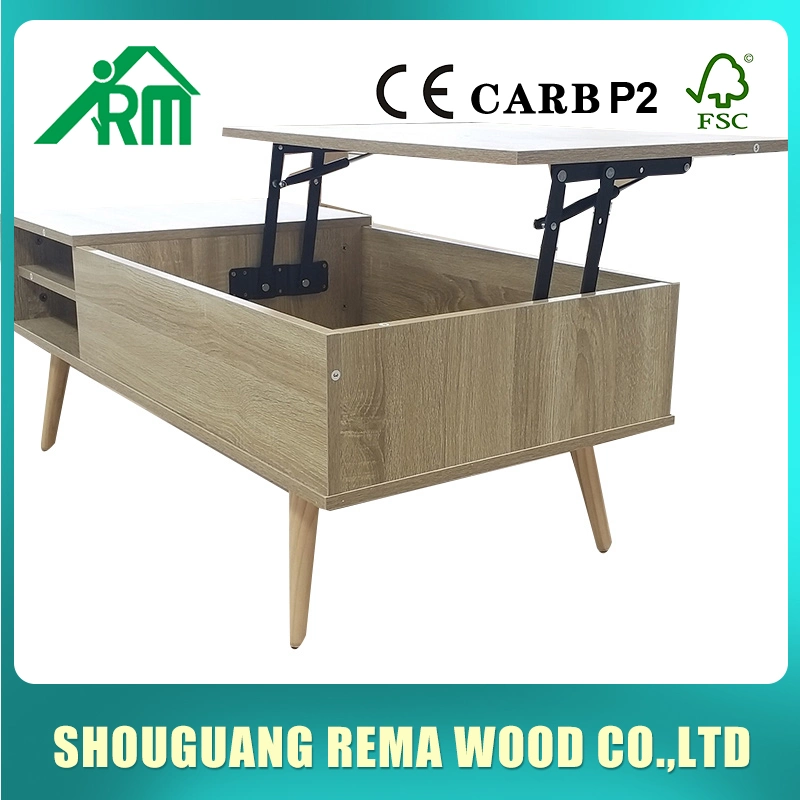 Modern Style Living Room Furniture Top Center Table Rectangle Shape Side Tea Coffee Table