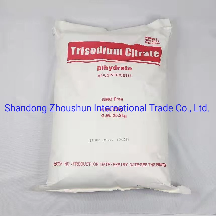 Ensign Factory Price Food Additives White Powder Citric Acid Sodium Citrate with Free Sample