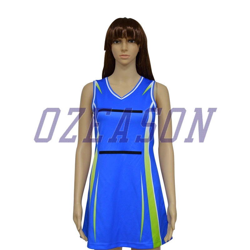 Custom Full Printing Sublimation Netball Jersey Original Design Logo Sets Slim Girls Netball Uniform