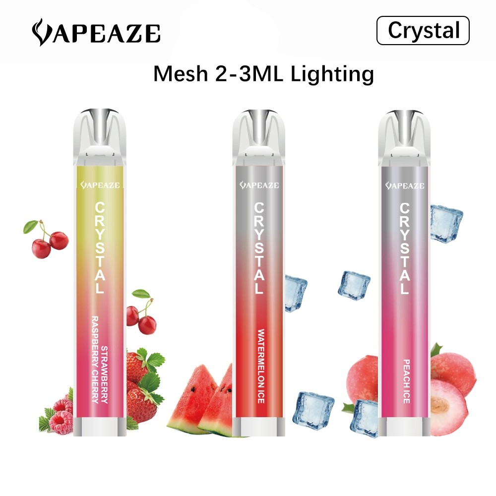 Juice Vape Pen Starter Kit with Battery E Cigarette E-Liquid Premium Crystal Bar Vape Pen