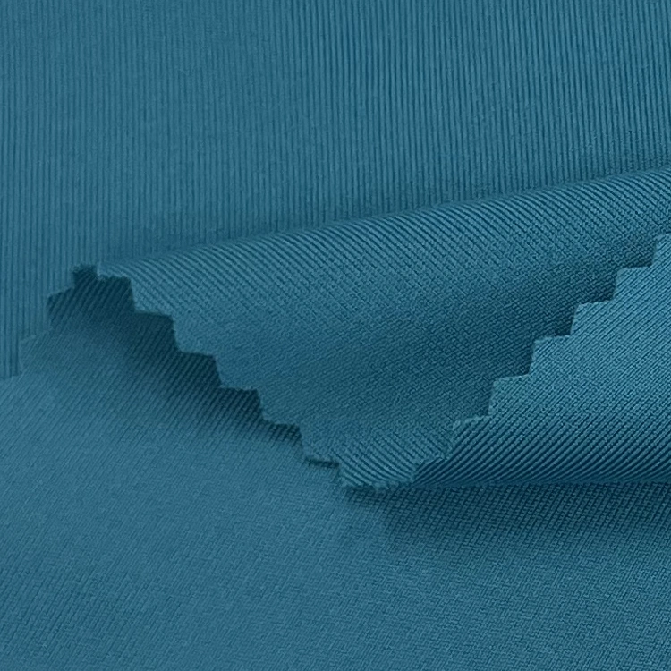 Original Factory Shiny Moderate Polyester Spandex Polyamide Nylon Elastane Knit Fabrics for Garment