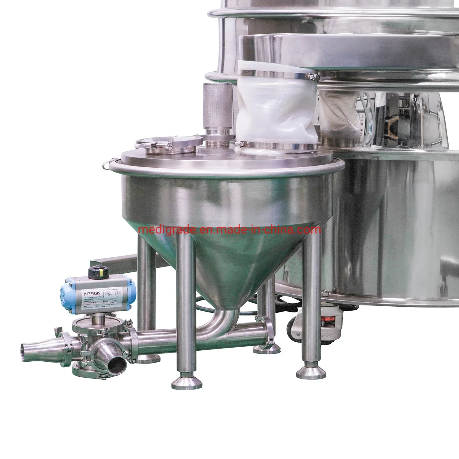 High Effective Dry Type Powder Granulator Pharmaceutical Industry Dry Granulator