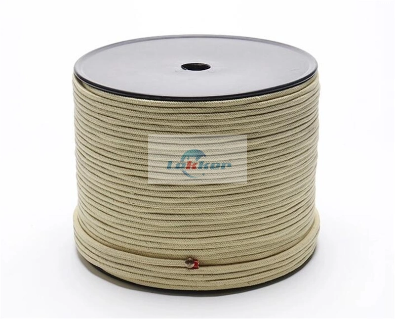 5.5 *5,5 mm Cuerda de fibras de aramida usadas en horno de templado Tamglass cuerda Kevlar