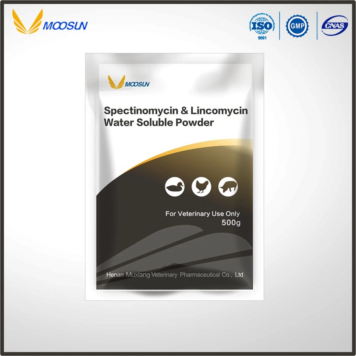 GMP ISO Veterinary Medicine Tylosin Tartrate Soluble Powder 50% for Animal