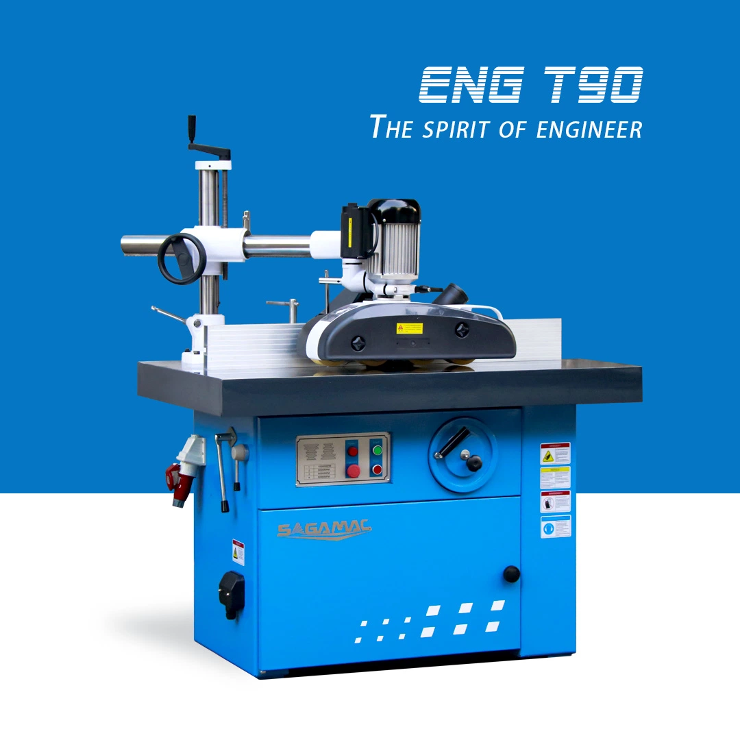 Saga Engineer Series CE Pass Professional Heavy Duty Industrial Spindle Moulder with Feeder