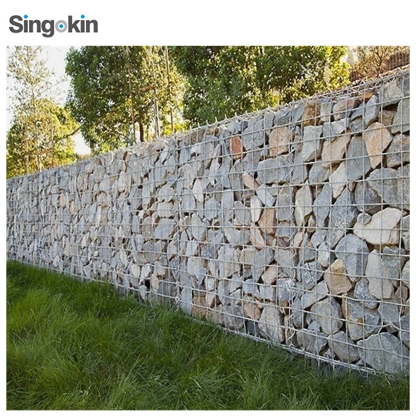 Gabion Wire Mesh Fence Stone Cage Box Basket Retaining Walls