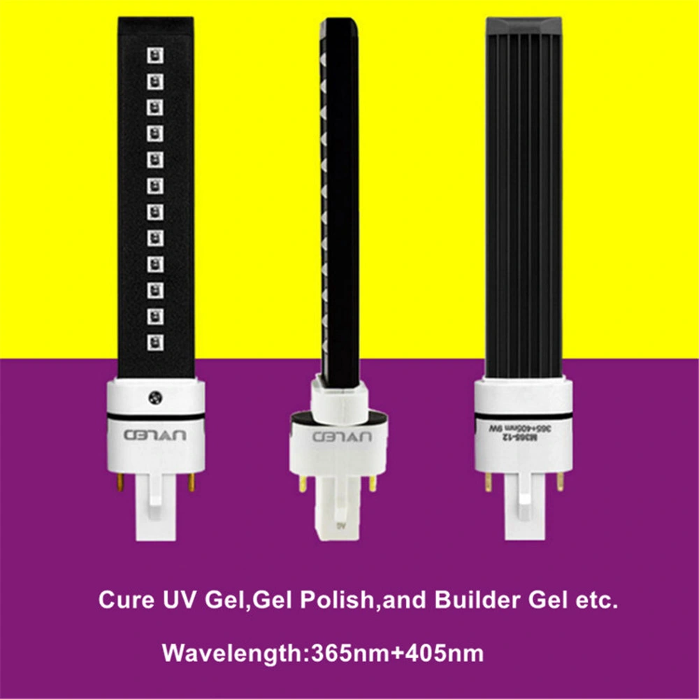 Gel härtenden UV-LED-Lampe Nagelleuchte Tube Glühlampe LED 365+405nm