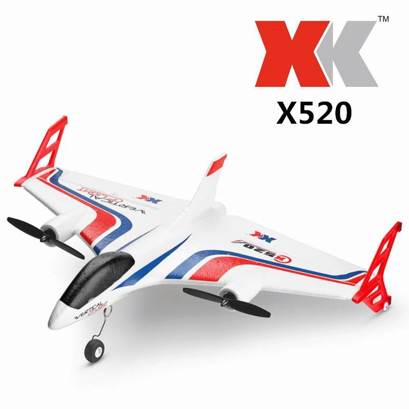 Wl juguetes X520 2.4G 6CH 5g WiFi 720p avión X520-W Fpv Vtol despegue y aterrizaje vertical 3D EPP Avión juguetes Radio Control RTF